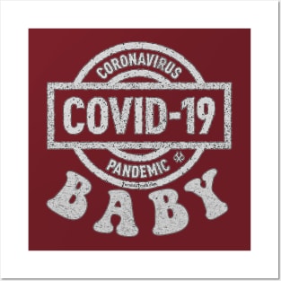 COVID BABY GRAY Posters and Art